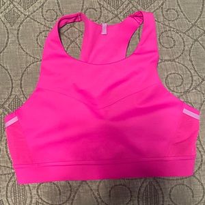 Brooks hot pink sports bra